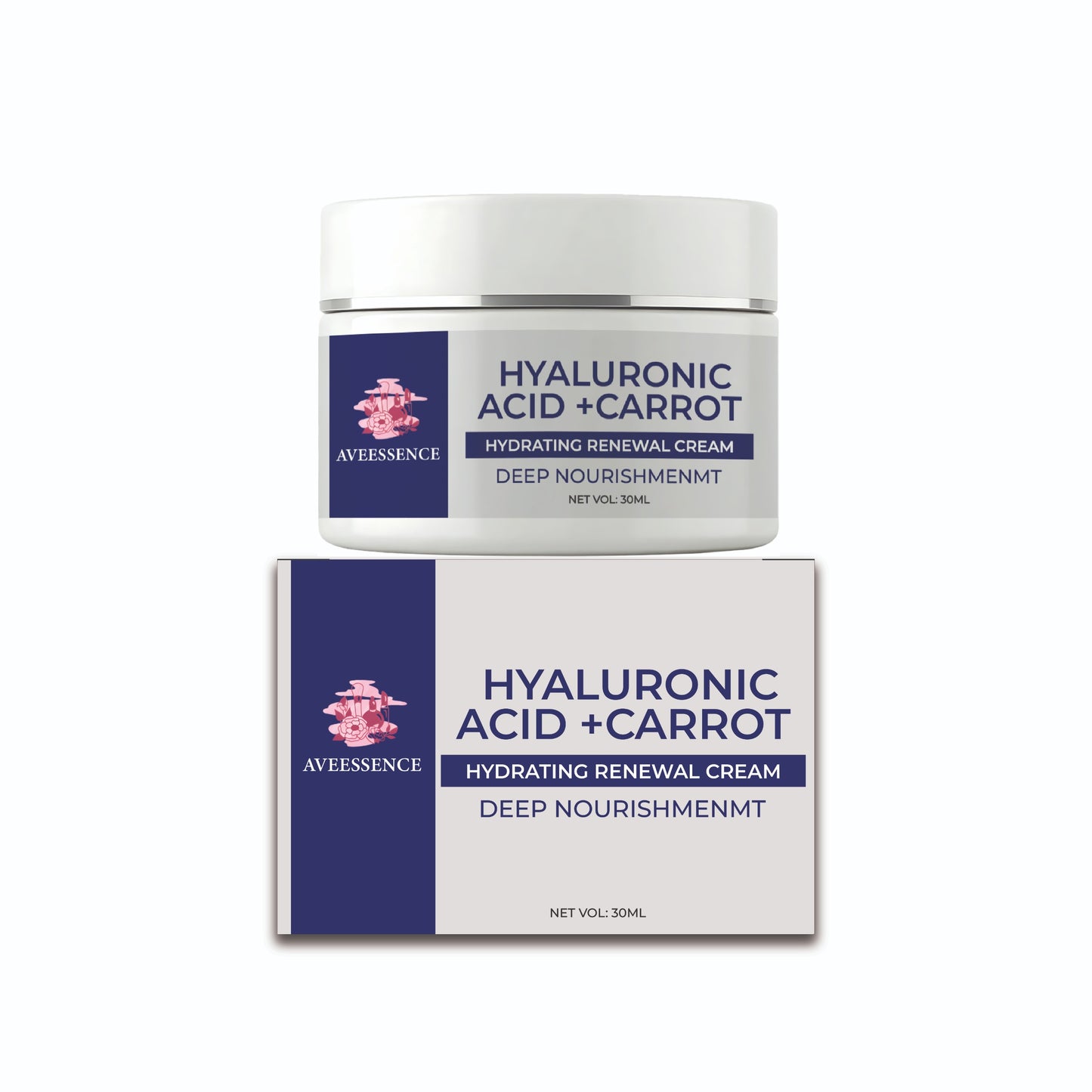 Aveessence Hyaluronic Acid + Carrot Hydrating Renewal Cream