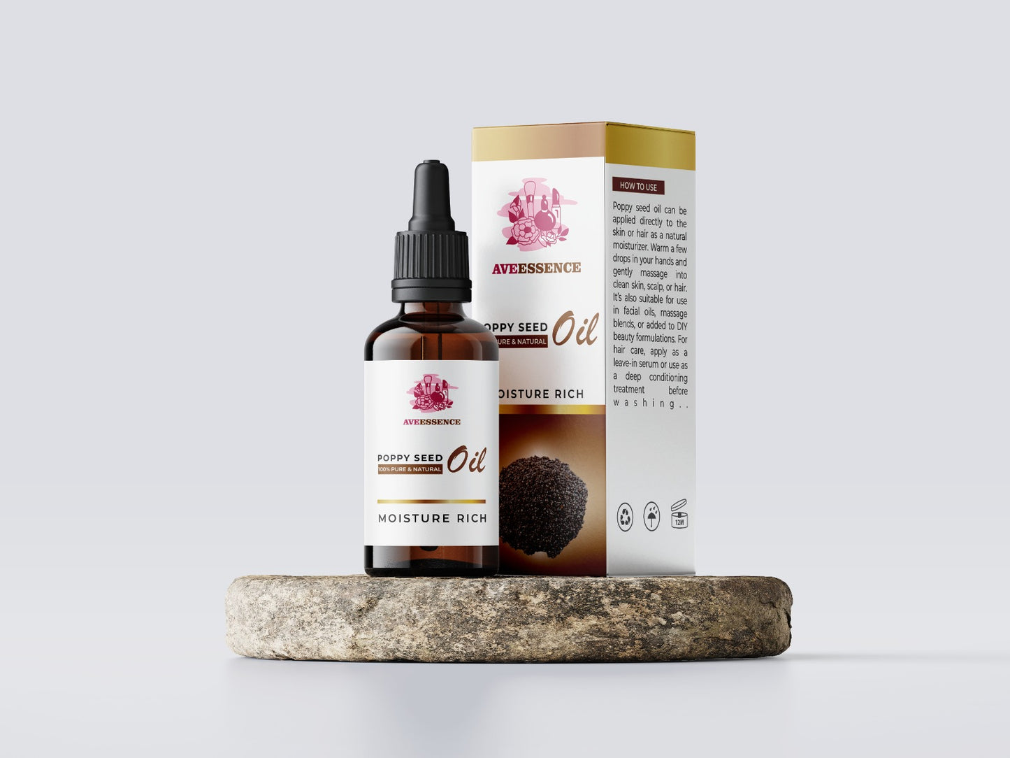 Aveessence Poppy Seed Oil – 100% Pure & Natural