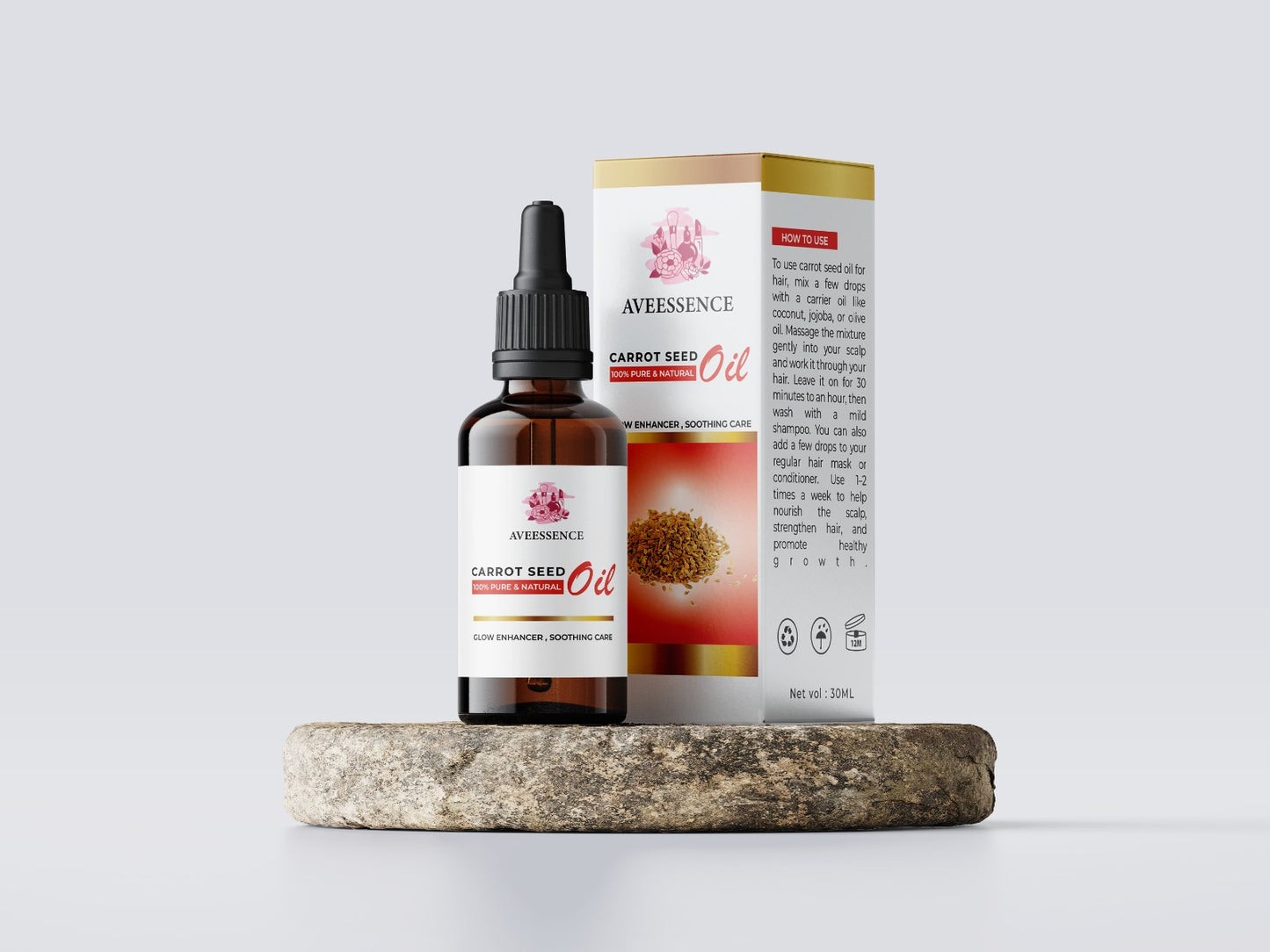 Aveessence Carrot Seed Oil – 100% Pure & Natural