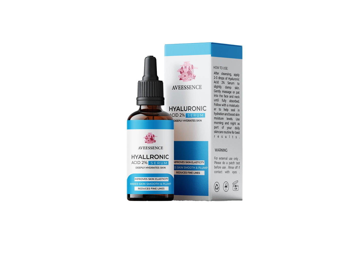 AveEssence Hyaluronic Acid 2% Serum