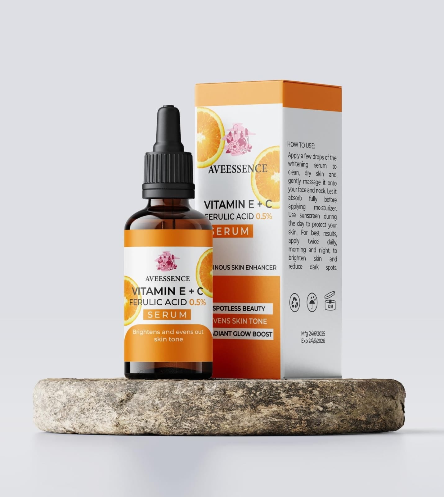 AveEssence Vitamin E + C Ferulic Acid 0.5% Serum