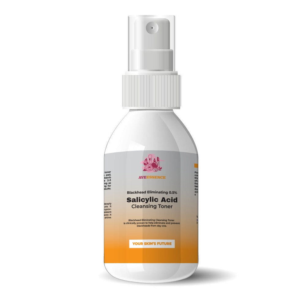 Aveessence Blackhead Eliminating 0.5% Salicylic Acid Cleansing Toner spray bottle
