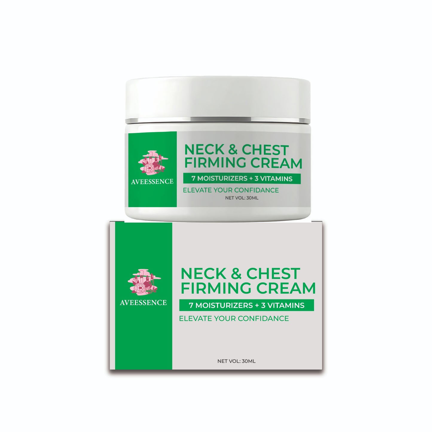 Aveessence Neck & Chest Firming Cream – 7 Moisturizers + 3 Vitamins