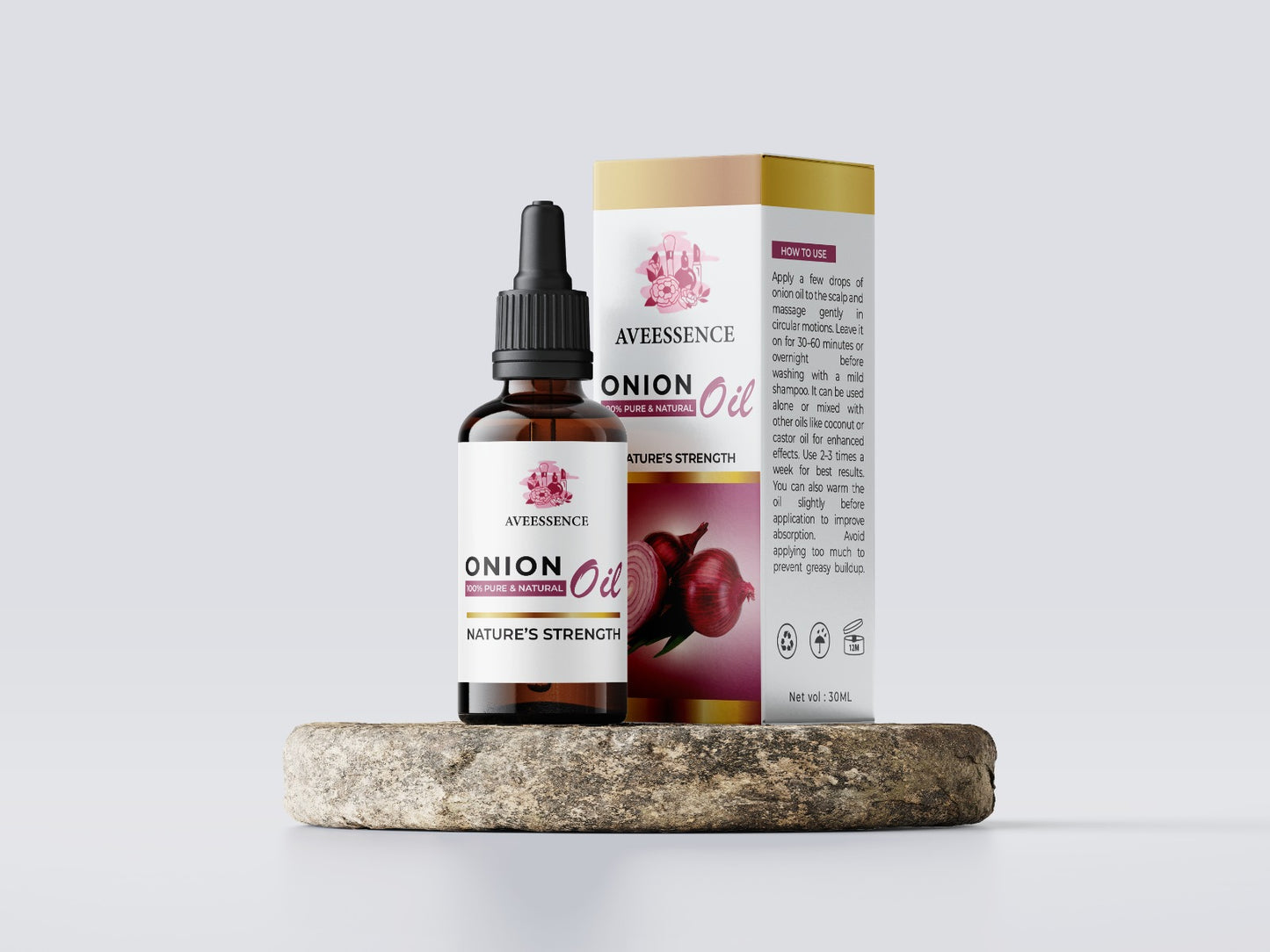 Aveessence Onion Oil — 100% Pure & Natural