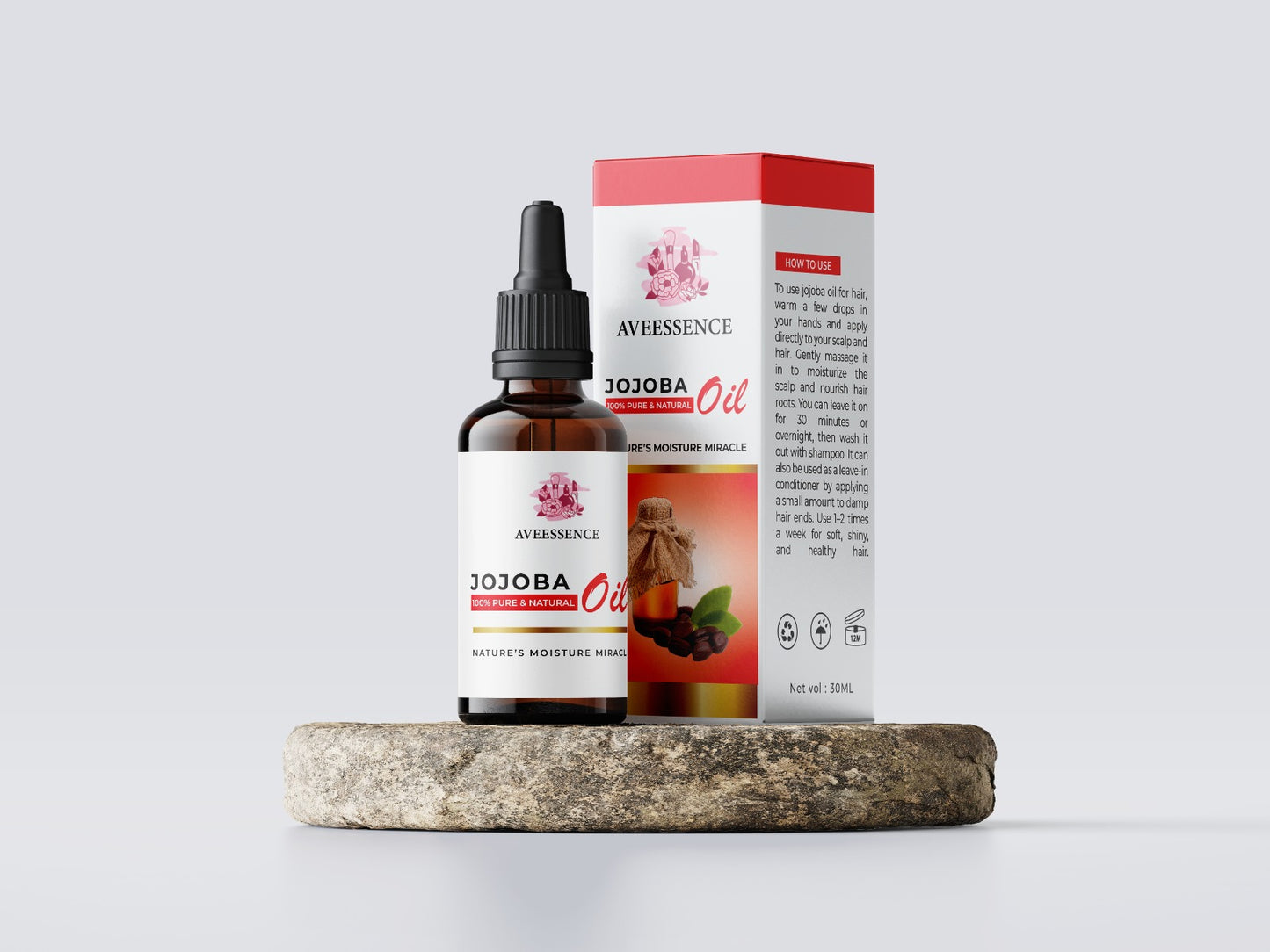 Aveessence Jojoba Oil — 100% Pure & Natural