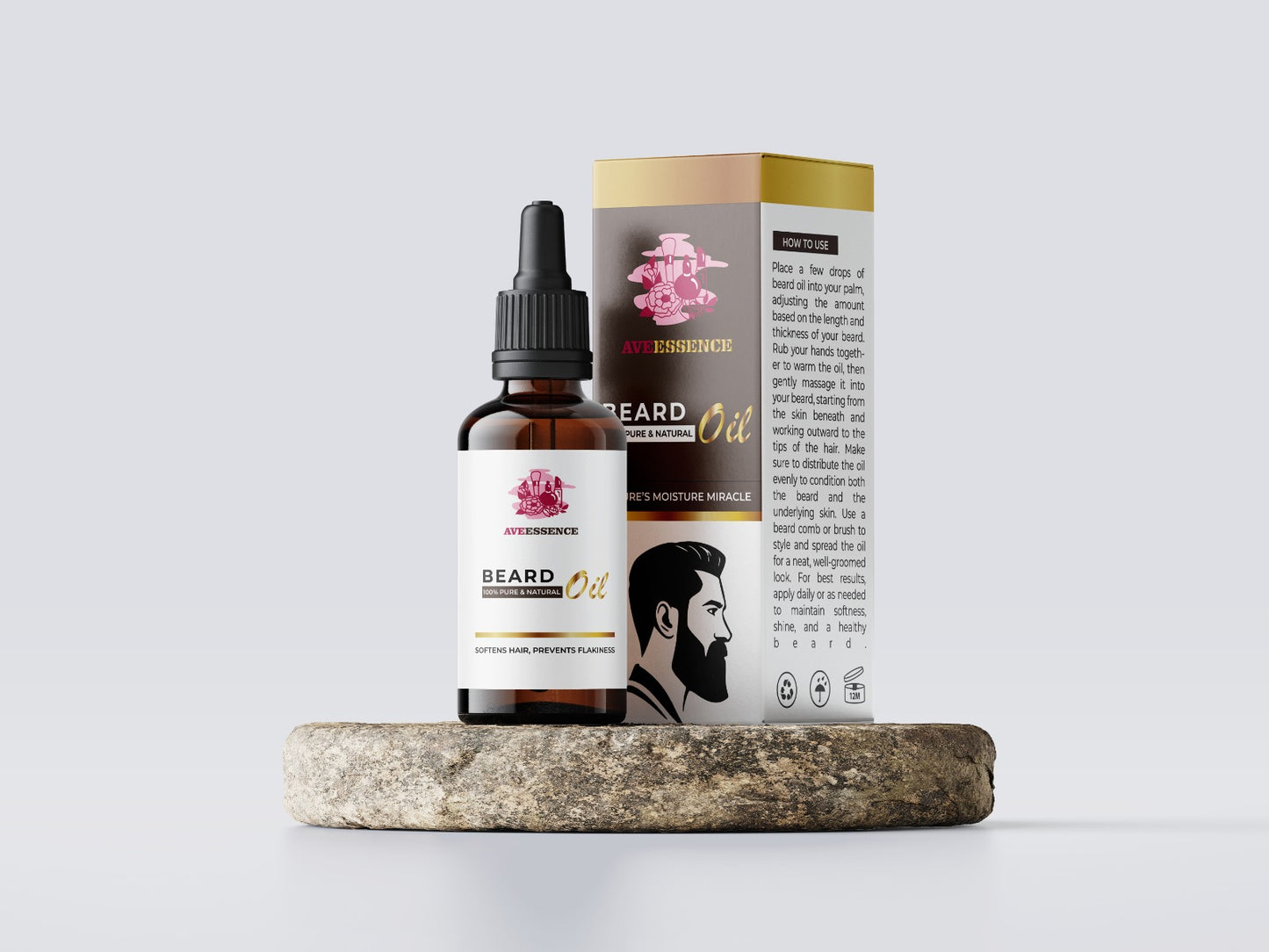 Aveessence Beard Oil – 100% Pure & Natural