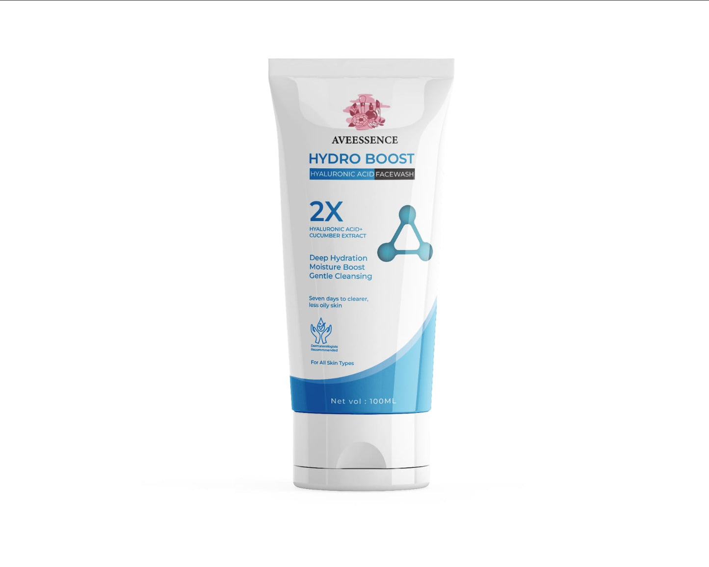 AVEESSENCE Hydro Boost Hyaluronic Acid Face Wash – 100ml
