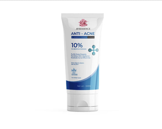 AVEESSENCE Anti-Acne Face Wash (10% Benzoyl Peroxide)
