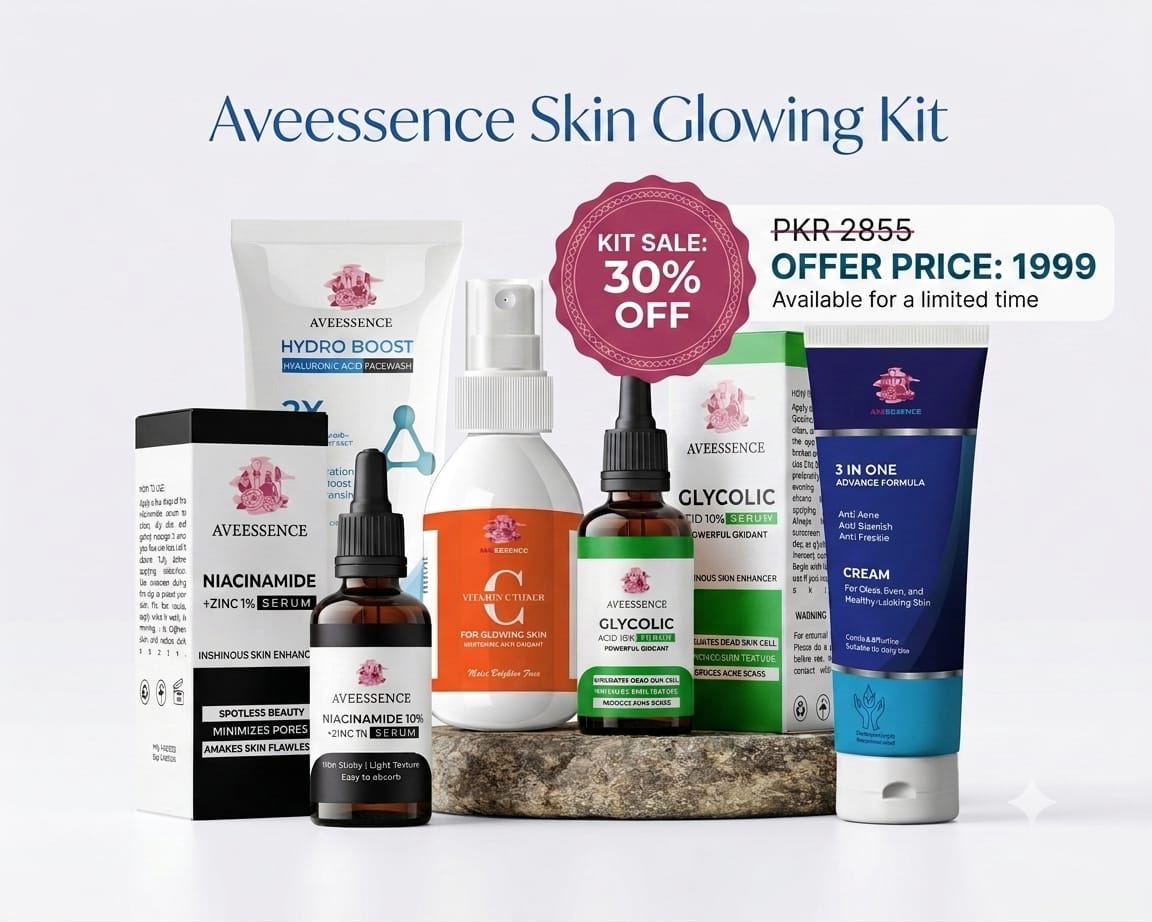 AveEssence Skin Glowing Kit – Complete Skincare Bundle