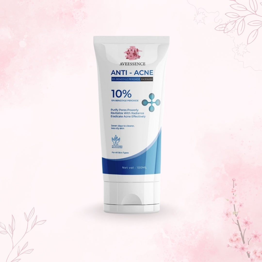 Aveessence Anti‑Acne 10% Benzoyl Peroxide Face Wash