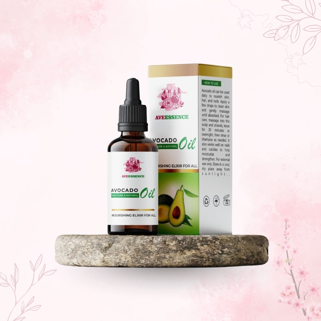 Aveessence Avocado Oil – 100% Pure & Natural Cold-Pressed Oil