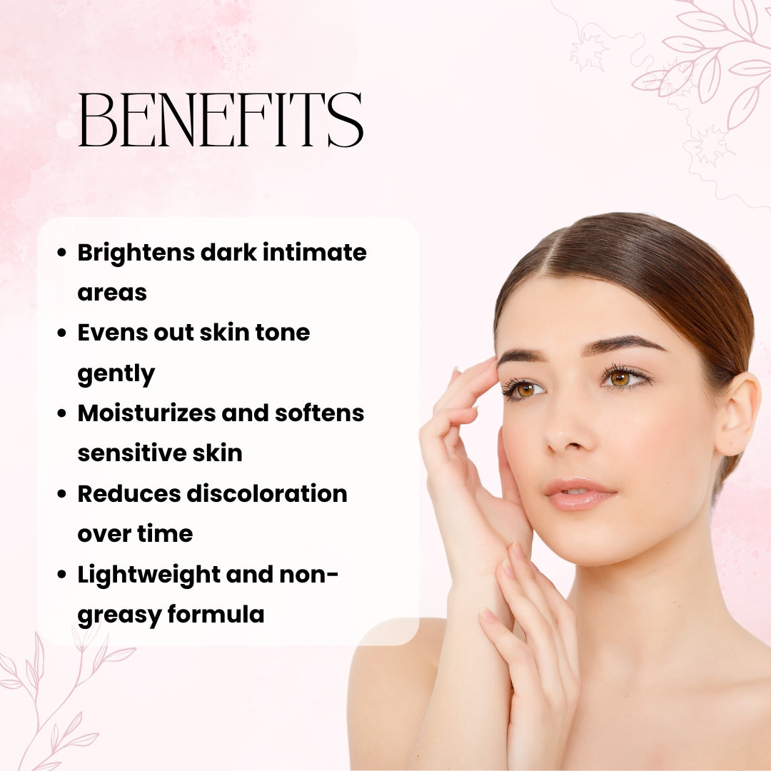 Private Parts Brightening & Whitening Cream – Visible Results in 7 Days (30ml)