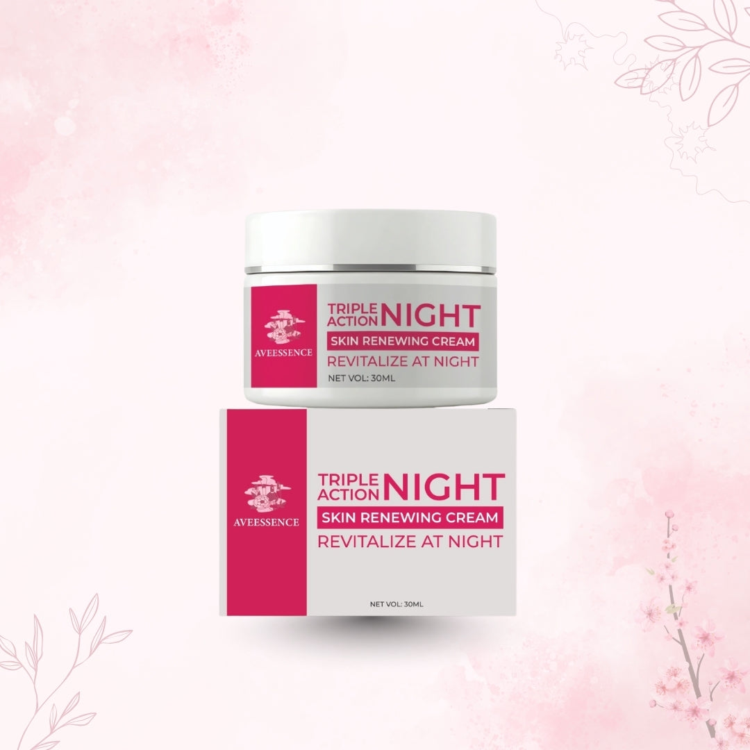 Aveessence Triple Action Night Skin Renewing Cream