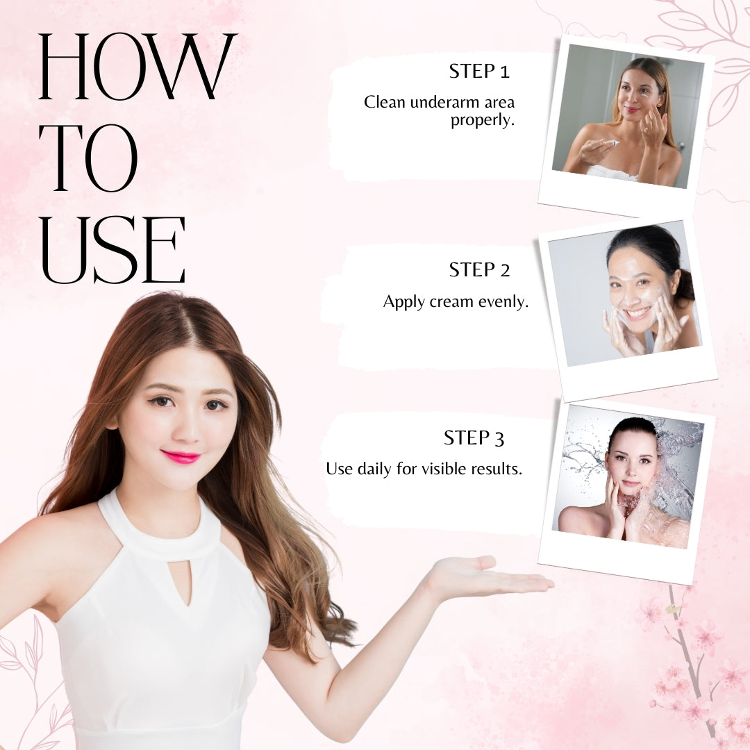 Aveessence Under Arm Cream Kojic Acid + Niacinamide